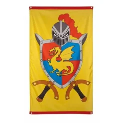Estandarte Medieval Dragón Maxi