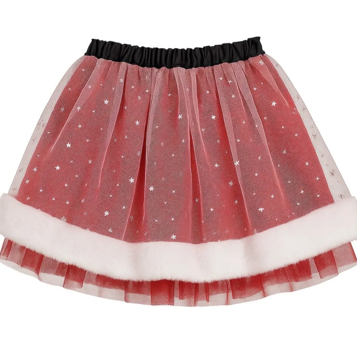 Falda Tutú de Mamá Noel infantil