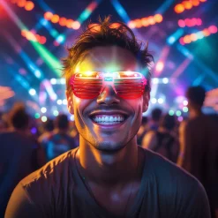 Gafas con Luces Led (Colores surtidos)
