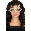 Gafas de Navidad Doradas