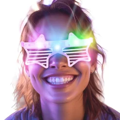 Gafas Estrellas con Luces Led (Colores surtidos)