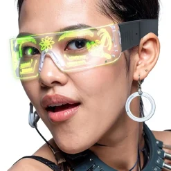 Gafas Futuristas con Luces Led
