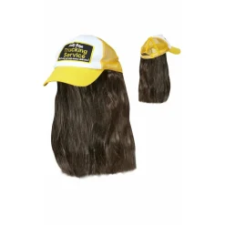 Gorra Amarilla con Pelo