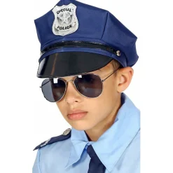 Gorra de Policía Azul infantil