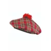 Gorra Escocesa Roja