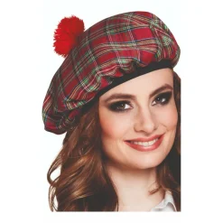 Gorra Escocesa Roja