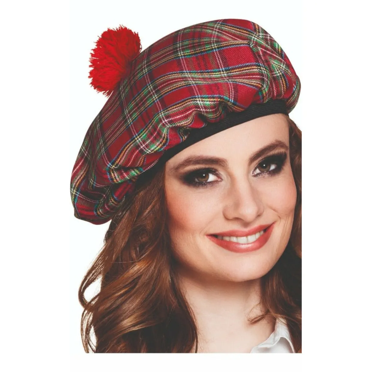 Gorra Escocesa Roja