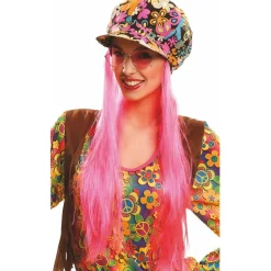 Gorra Hippie Con Pelo