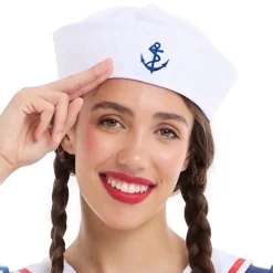 Gorra Marinero Blanca con Ancla
