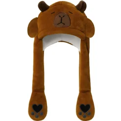Gorro de Capibara con Orejas Móviles y luz