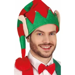 Gorro de Elfo Bicolor con Orejas
