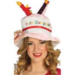 Gorro de "Feliz Cumpleaños" Rosa