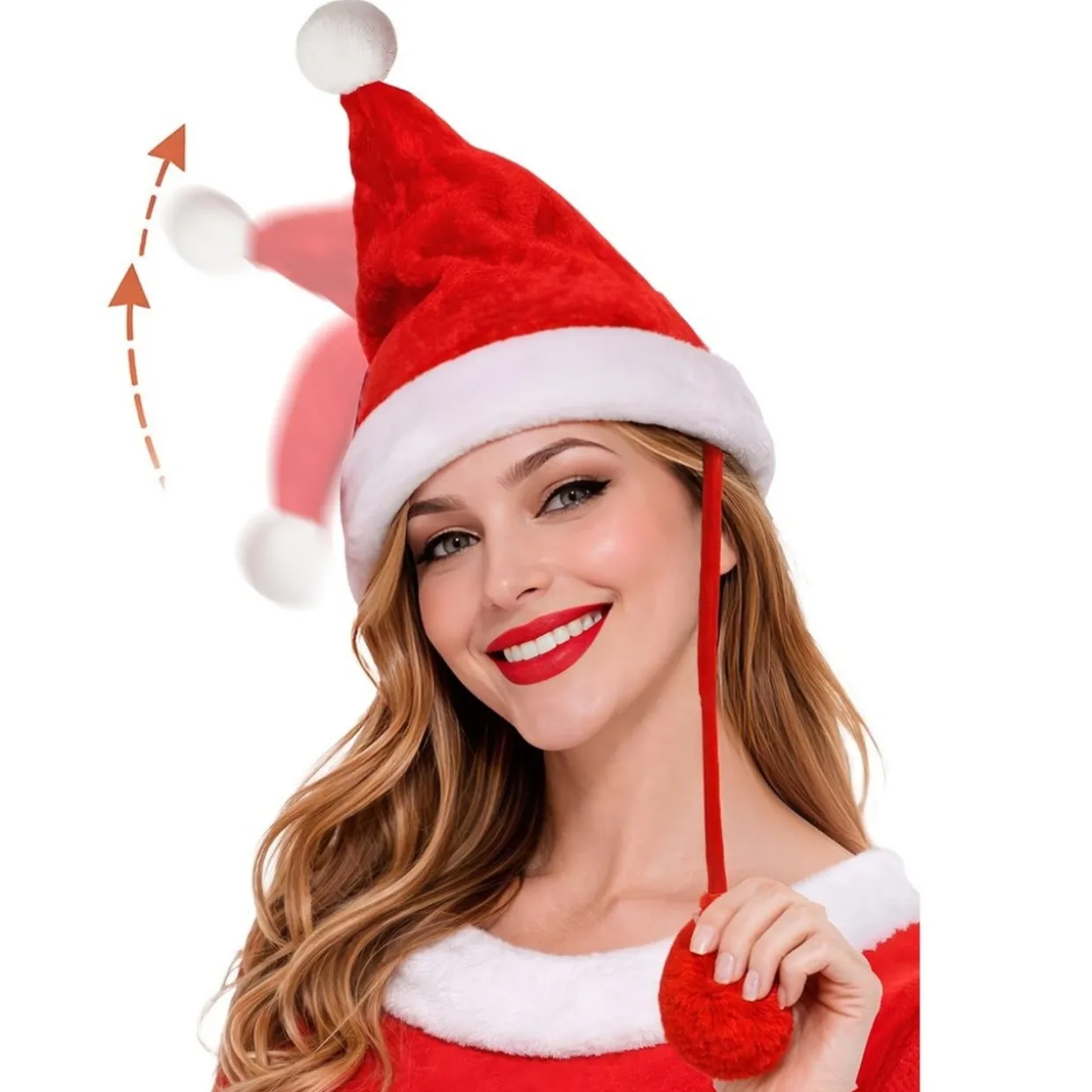 Gorro de Papá Noel con Movimiento