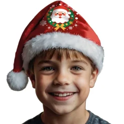Gorro de Papá Noel Decorado infantil