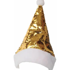 Gorro de Papá Noel Oro y Plata