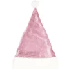 Gorro de Papá Noel Rosa Terciopelo