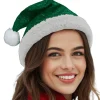 Gorro de Papá Noel Verde Brillante