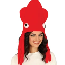 Gorro de Pulpo Rojo