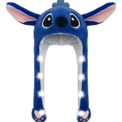 Gorro de Stitch Azul con Orejas Móviles y luz