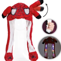 Gorro de Superhéroe Spider con Orejas Móviles y Luz