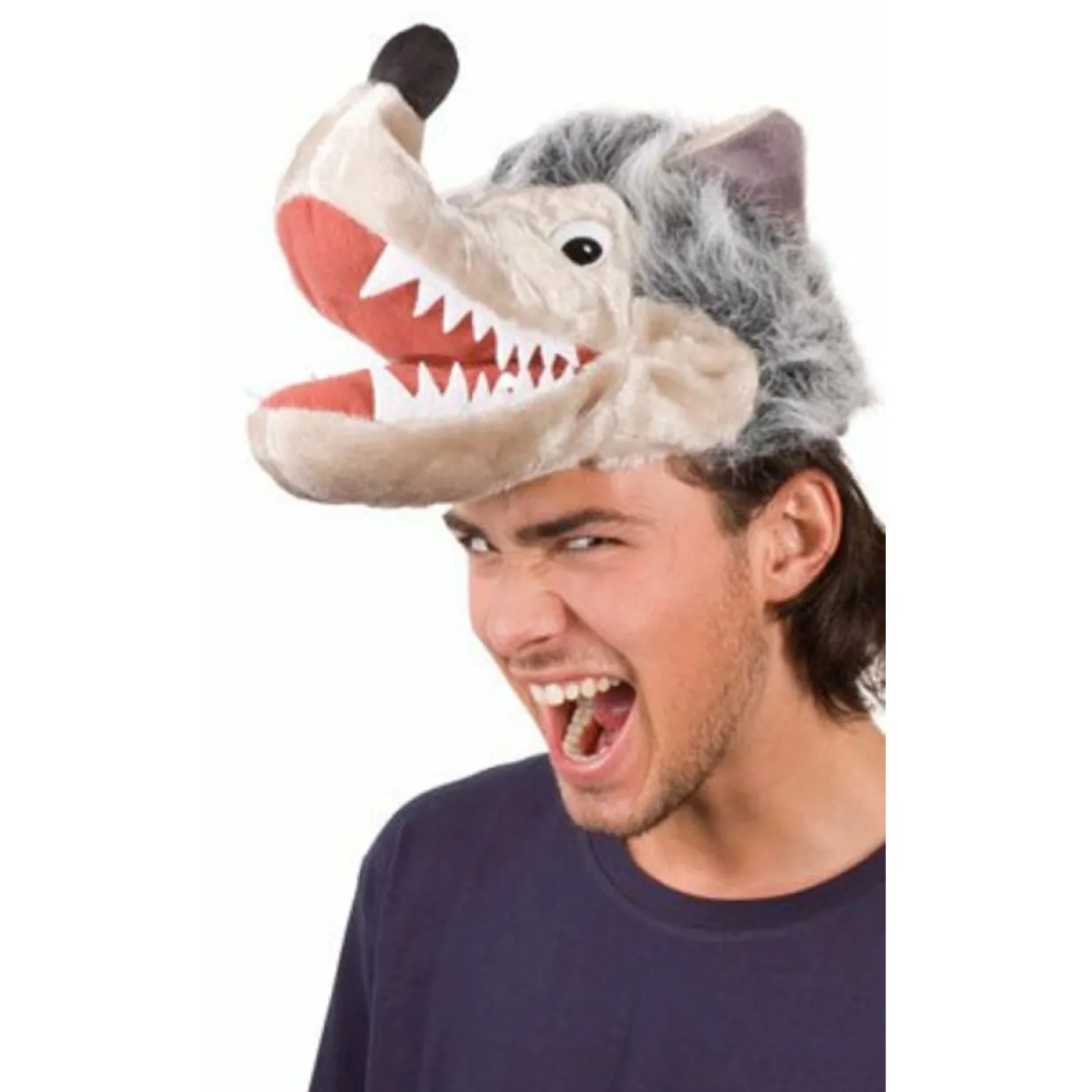 Gorro Lobo Gris