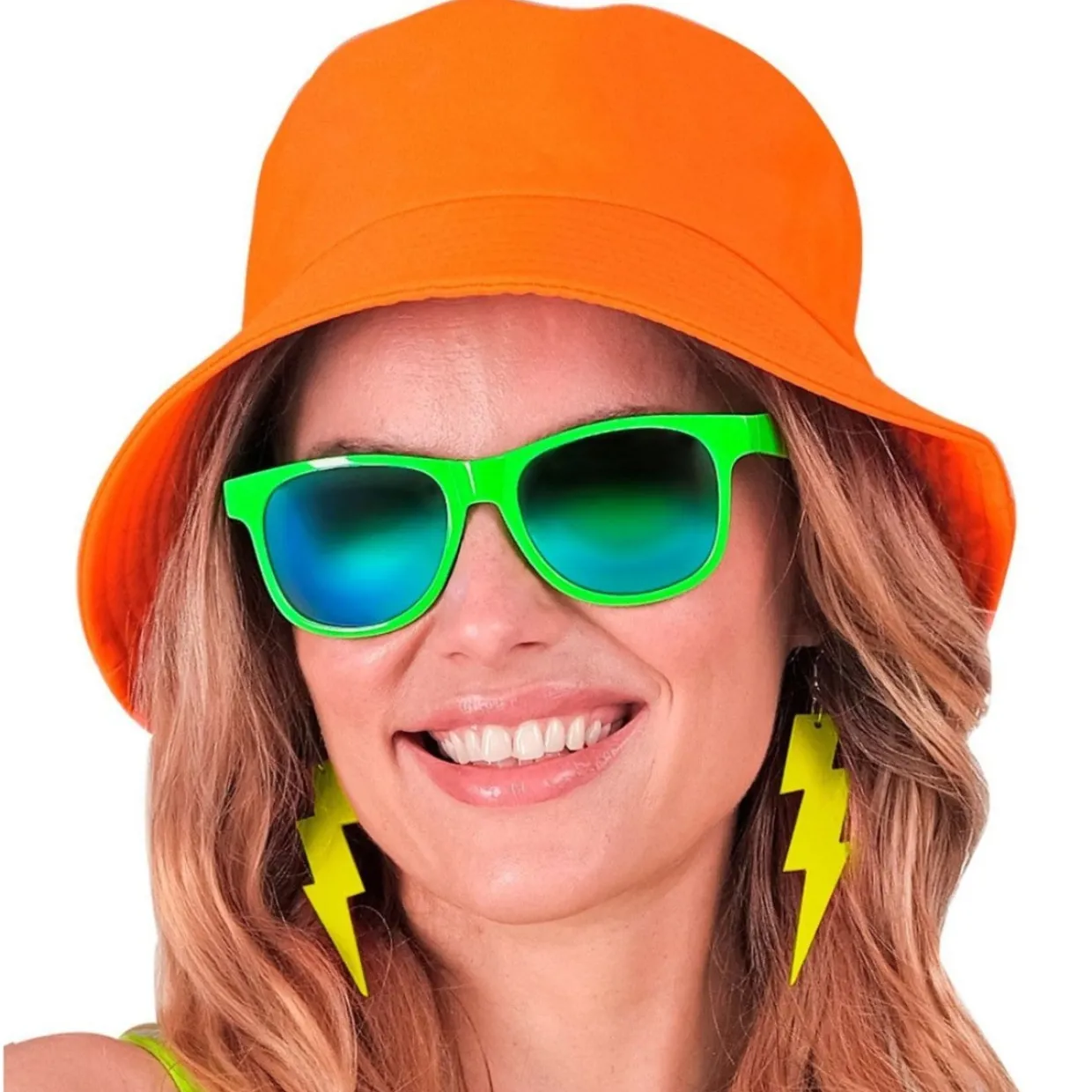 Gorro Naranja Neón