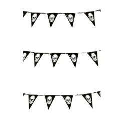 Guirnalda de Calaveras Blancas