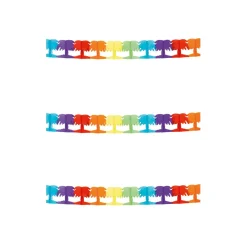 Guirnalda de Palmeras Multicolor