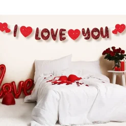 Guirnalda de San Valentín "I Love You"