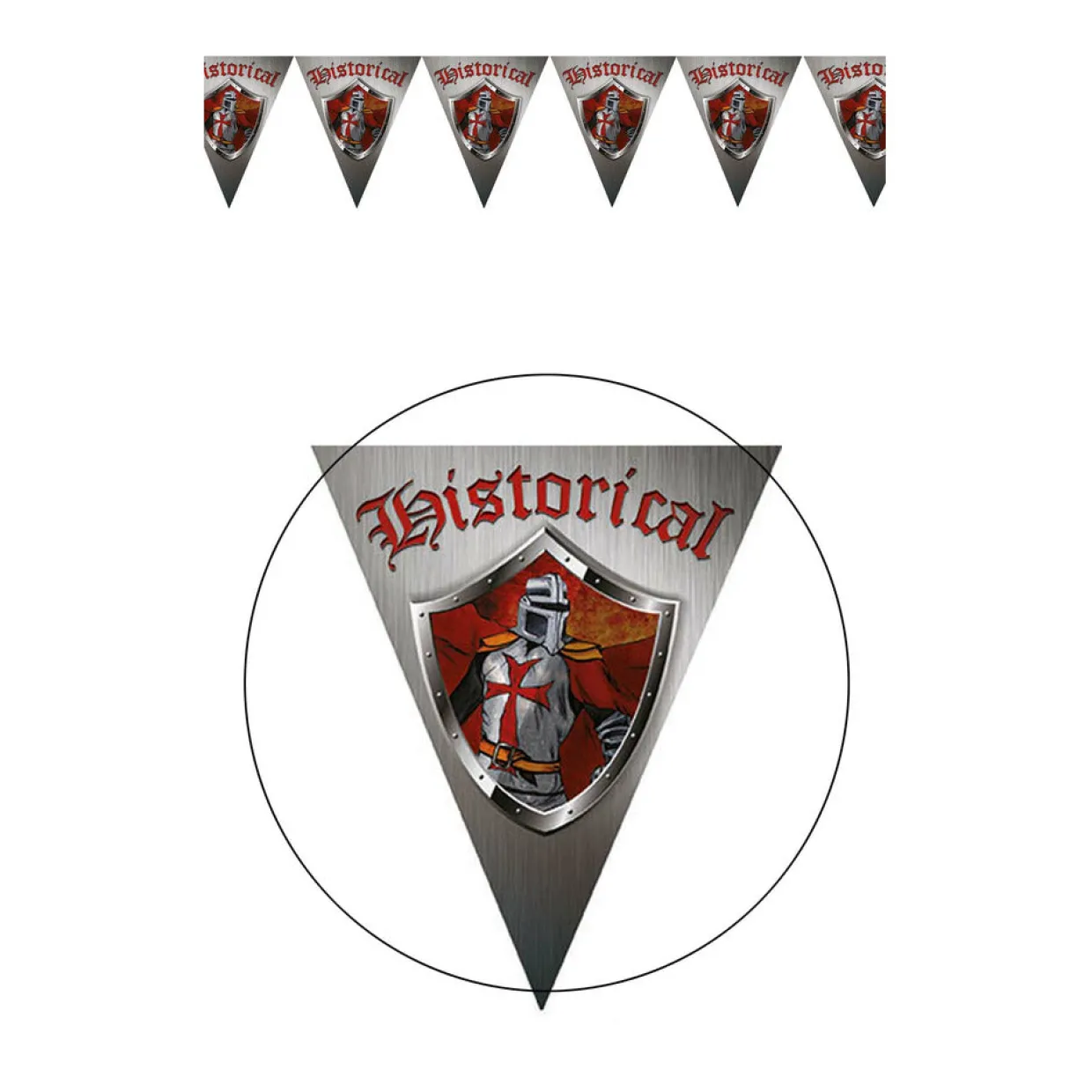 Guirnalda Medieval Templario