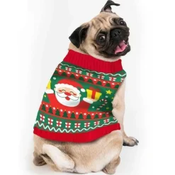 Jersey de Navidad Papá Noel para mascota