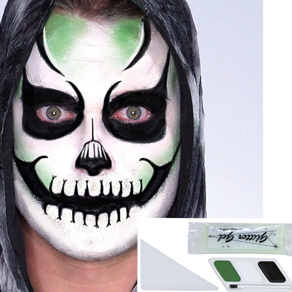 Kit de Maquillaje de Esqueleto Clásico
