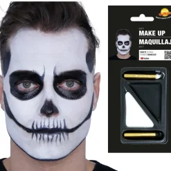 Kit de Maquillaje Esqueleto Blanco y Negro