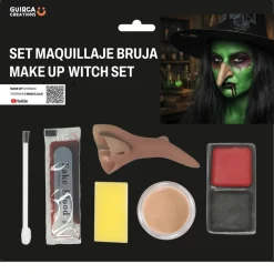 Kit Maquillaje de Bruja con Nariz