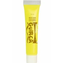 Maquillaje en Crema Amarillo Fluorescente