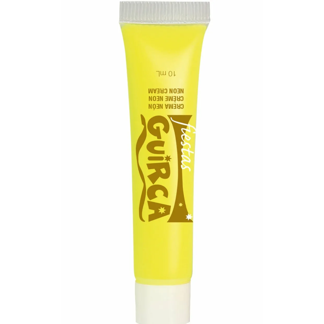 Maquillaje en Crema Amarillo Fluorescente