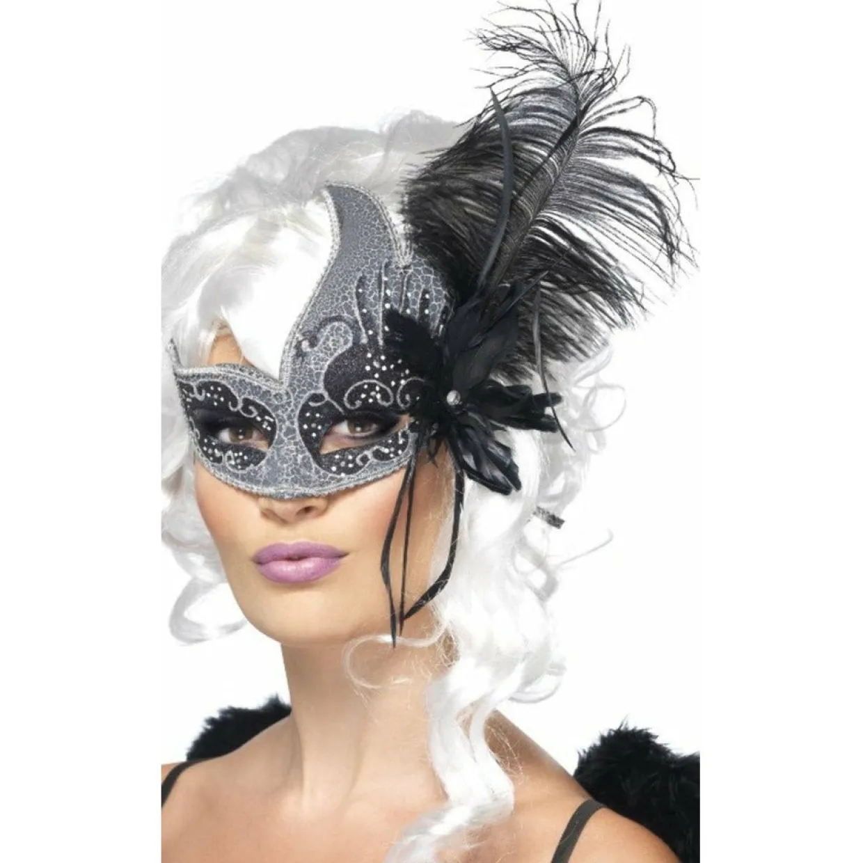 Mascara Veneciana Ángel Negro