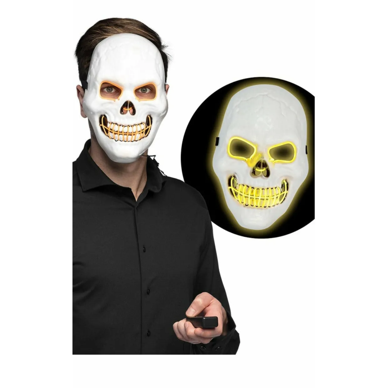 Máscara de Calavera Asesina Led