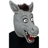 Máscara de látex de Burro Gris