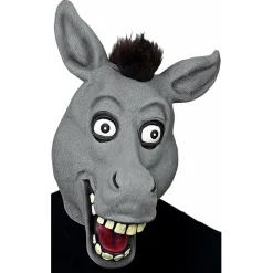 Máscara de látex de Burro Gris