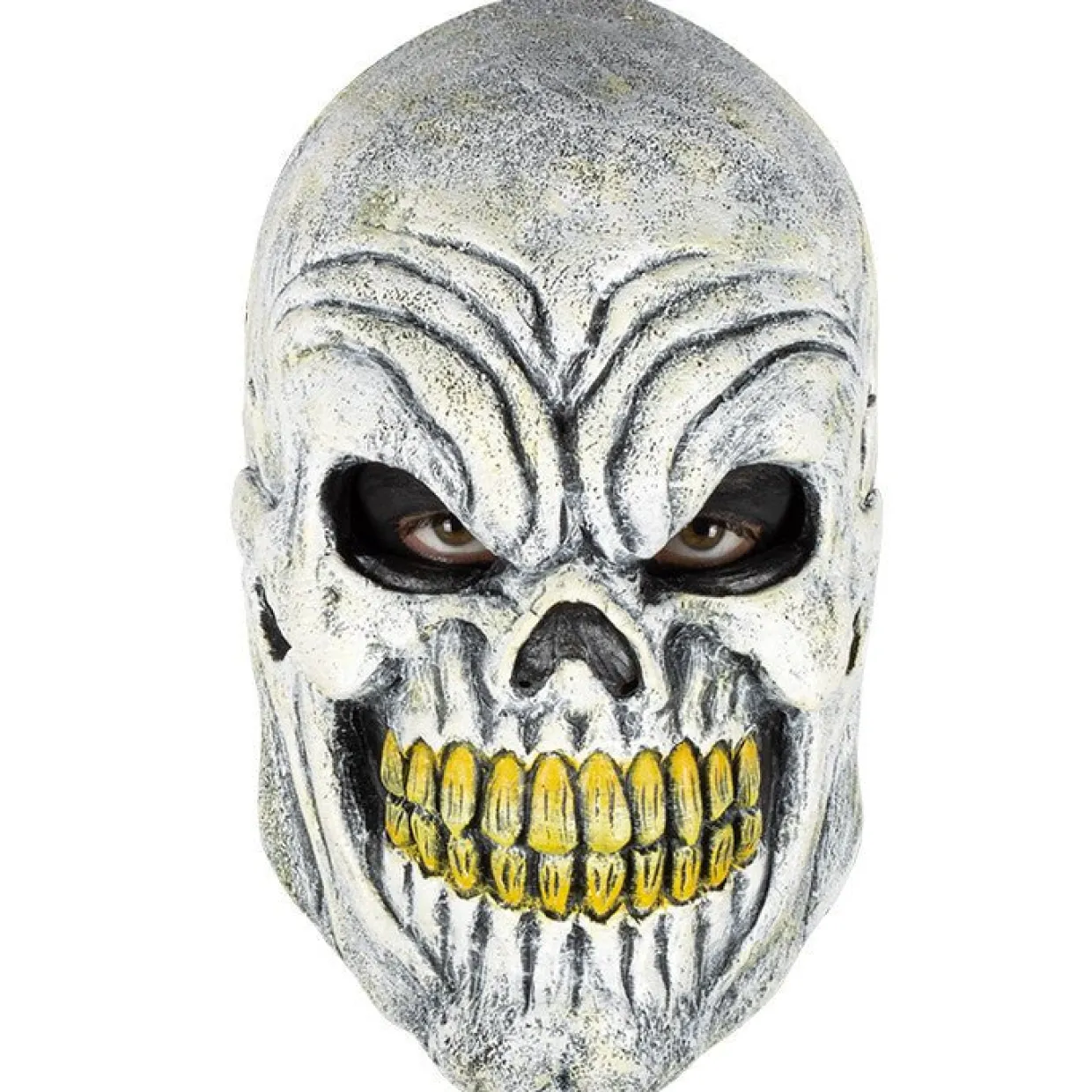 Máscara de látex de Calavera Gruñona