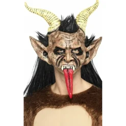 Máscara de látex de Demonio Krampus