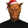 Máscara de látex de Demonio Krampus Eco