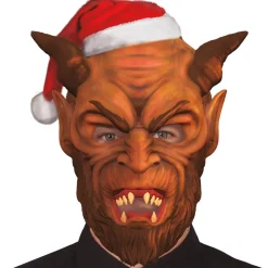 Máscara de látex de Demonio Krampus Eco