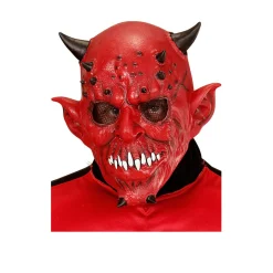 Máscara de látex de Diablo con Cuernos