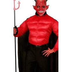 Máscara de látex de Diablo con Cuernos