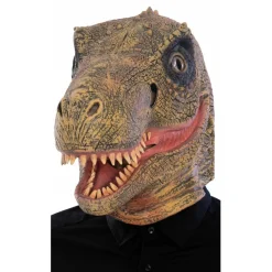 Máscara de látex de Dinosaurio Hambriento