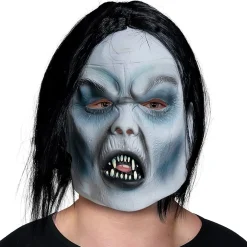 Máscara de látex de Vampiro con Pelo