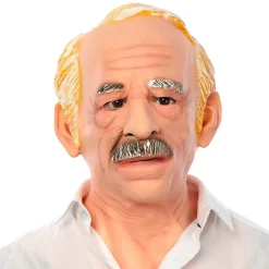 Máscara de látex de Viejo Bigote