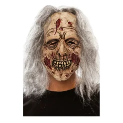 Máscara de látex de Zombie con Pelo